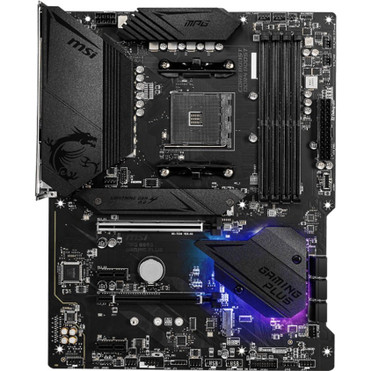 MSI MPG B550 GAMING PLUS Desktop Motherboard - AMD B550 Chipset - Socket AM4 - ATX - 128 GB DDR4 SDRAM Maximum RAM - DIMM, UDIMM - 4 x (B550GPLUS)