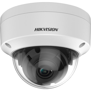 Hikvision Turbo HD DS-2CE57H0T-VPITF 5 Megapixel Outdoor Surveillance Camera - Monochrome, Color - Dome - 65.62 ft (20 m) Infrared - x (Fleet Network)