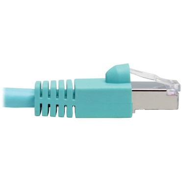 Tripp Lite series N262-008-AQ Cat.6a STP Patch Network Cable - 8 ft (2.44 m) Category 6a Network Cable for Network Device, Switch, - 1 (N262-008-AQ)