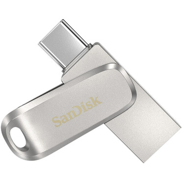 SanDisk Ultra Dual Drive Luxe USB Type-C Flash Drive - 64 GB - USB 3.1 (Gen 1) Type A, USB 3.1 (Gen 1) Type C - 150 MB/s Read Speed - (Fleet Network)