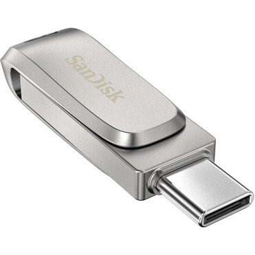 SanDisk Ultra Dual Drive Luxe USB Type-C Flash Drive - 64 GB - USB 3.1 (Gen 1) Type A, USB 3.1 (Gen 1) Type C - 150 MB/s Read Speed - (Fleet Network)