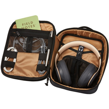 Case Logic Lectro LAC-102 Travel/Luggage Case Travel, Accessories, Cable, Headphone, AC Adapter, Electronics - Black - 840D Polyester (3204522)