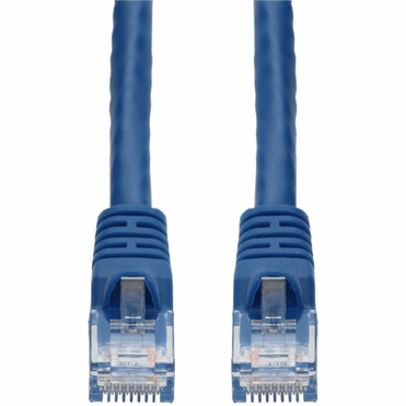 AddOn 4ft Blue CAT 6A PVC Ethernet Cable Snagless Bubble Boot RJ-45 M/M - 4 ft (1.22 m) Category 6a Network Cable for Network Device - (Fleet Network)