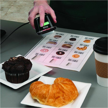 WPS1500 Omni-Directional Barcode Scanner - Cable Connectivity - 11.80" (299.72 mm) Scan Distance - 1D, 2D - LED - Omni-directional - - (633809008351)