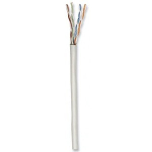 Intellinet Network Bulk Cat6 Cable, 23 AWG, Solid Wire, 305m, Grey, Copper, U/UTP, Box - 1000.7 ft (305 m) Category 6 Network Cable - (Fleet Network)