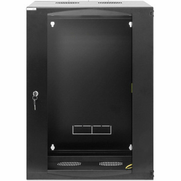 Intellinet Network Cabinet, Wall Mount (Double Section), 15U, 600mm Depth, Black, Flatpack, Max 30kg, 19" , Three Year Warranty - For (713887)