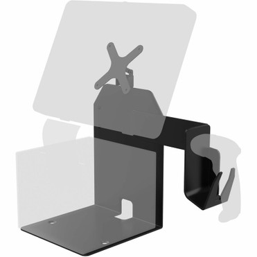 CTA Digital Single VESA Plate POS Station with Printer Stand, Magnetic Scanner & Card Reader Holder - 75 x 75, 100 x 100 - VESA Mount (ADD-PARAPOS)