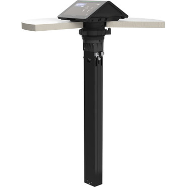 Crestron UCA-SMKR-UC2-3 Desk Mount for Video Conferencing System - Black - Polycarbonate, Acrylonitrile Butadiene Styrene (ABS), Metal (6511362)