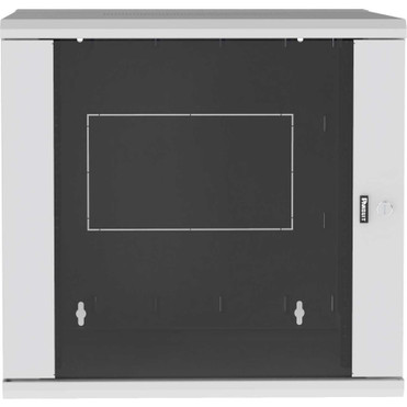 Panduit Wall Mount Cabinet, 12RU, 30" Depth, Windowed Door, White - For Networking - 12U Rack Height - Wall Mountable Enclosed Cabinet (PZWMC1230WH)
