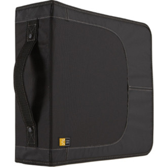 Case Logic CD Wallet - Book Fold - Nylon - Black - 208 CD/DVD (Fleet Network)