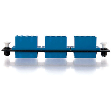 C2G Q-Series 31119 Quiktron Quad 24-Port Fiber Optic Network Patch Panel - 24 x LC - 24 Port(s) - 24 x RJ-11 - 24 x (31119)