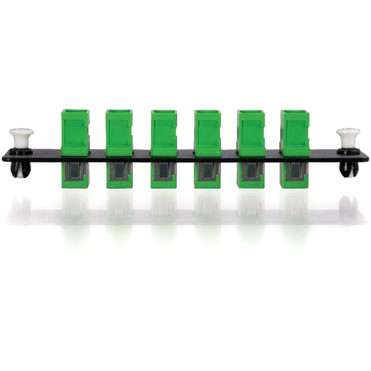 C2G Q-Series 31111 Quiktron Multimedia Fiber Optic Patch Panel - 6 x SC - 6 Port(s) - 6 x RJ-11 - 6 x - Beige (31111)