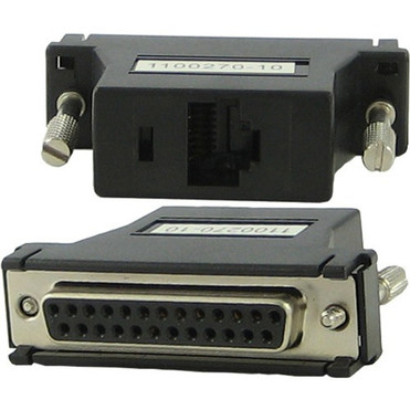 Perle DBA0010C RJ-45 to DB-25 Adapter - RJ-45 Network Female - 25-pin DB-25 Serial Female (Fleet Network)