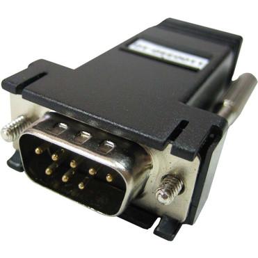 Perle RJ-45F to DB-9M Straight-thru (DCE) Adapter - 1 x RJ-45 Female - 1 x 9-pin DB-9 Male (Fleet Network)