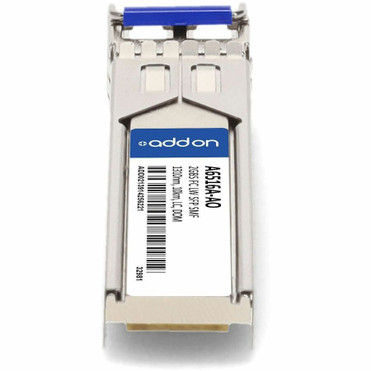 AddOn HP A6516A Compatible TAA Compliant 2GBase-LW Fibre Channel SFP Transceiver (SMF, 1310nm, 10km, LC, DOM) - 1 x 1000Base-LX (A6516A-AO)