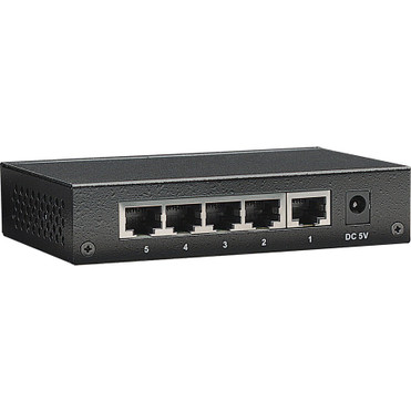 Intellinet 5-Port Fast Ethernet Office Switch - 5 Ports - Fast Ethernet - 10/100Base-TX - 2 Layer Supported - Twisted Pair - Desktop - (523301)