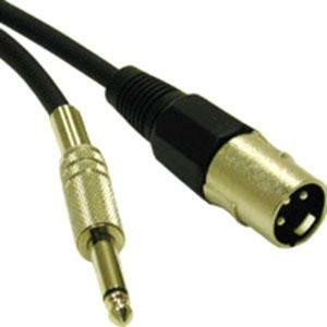 C2G Pro-Audio Cable - 25 ft Audio Cable - First End: 1 x XLR - Male - Second End: 1 x Sub-mini phone - Male - Black (Fleet Network)