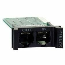 APC by Schneider Electric Replaceable, Rackmount, 1U, 2 Line Telco Surge Protection Module - 250 A - Modem/Fax/DSL (Fleet Network)