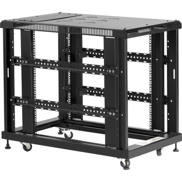 Black Box Select Server - For Server - 15U Rack Height x 19" (482.60 mm) Rack Width - Black - Mesh - 2205 lb (1000171.18 g) Maximum (RM2400A)