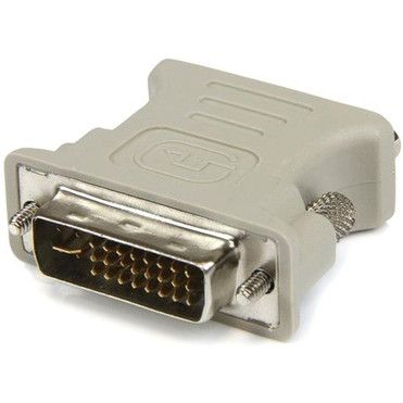 StarTechcom_DVI_to_VGA_Cable_Adapter_MF_-_10_pack_-_10_Pack_-_1_x_DVI-I_Male_Video_-_1_x_HD-15_Female_VGA_-_Nickel_Connector_-_Beige_DVIVGAMF10PK