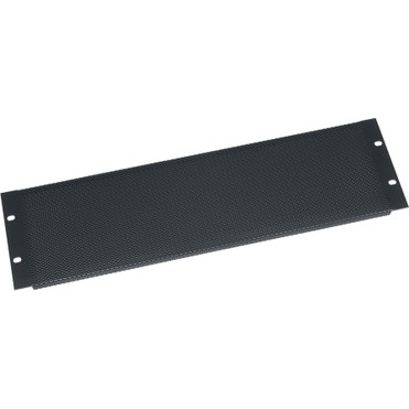 Middle Atlantic VTF Series VTF3 3U Vent Panel - Black - 5.25" (133.35 mm) Height x 19" (482.60 mm) Width (Fleet Network)