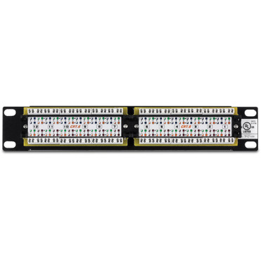 TRENDnet 12-Port Cat6 Unshielded Patch Panel, TC-P12C6, 10 Inch Wide, 12 x Gigabit RJ-45 Ethernet Ports, Metal Housing, 250MHz for & - (TC-P12C6)
