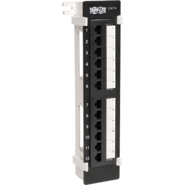 Tripp Lite 24-Port Cat6 Cat5 Patch Panel Rackmount 568A/B 110 Punch down RJ45 0.5URM - 24 x RJ-45, 110 - 24 Port(s) - 24 x RJ-45 - 24 (N252-024-HU)