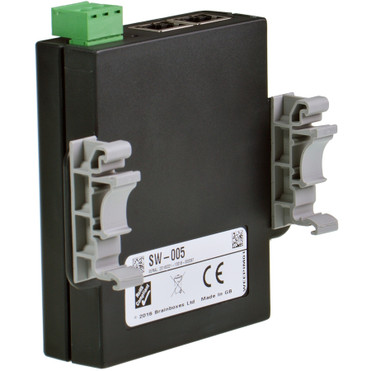 Brainboxes Mounting Rail Kit for Network Equipment - Aluminum (MK-048)