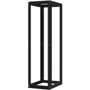 Rack Solutions 111 Open Server Rack Frame - 44U Rack Height - Black - 3000 lb (1360777.11 g) Maximum Weight Capacity (111-1729)