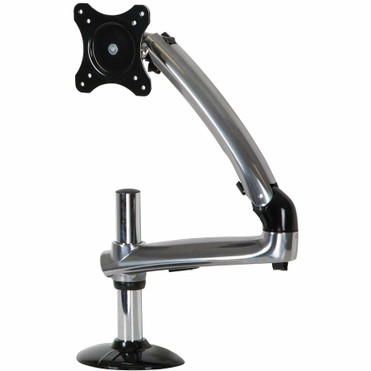 Peerless-AV&reg; Clamp-On Base Desktop Monitor Arm Mount for up to 38" Monitors - Height Adjustable - 38" Screen Support - 17.80 lb g) (Fleet Network)
