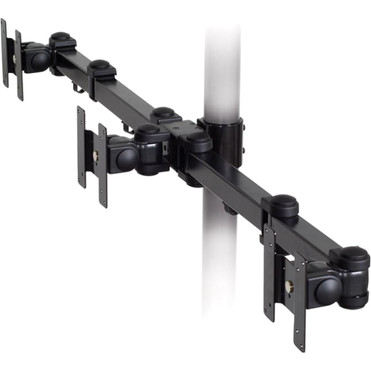 Premier Mounts MM-A3 Mounting Arm for Flat Panel Display - Black - Height Adjustable - 10" to 22" Screen Support - 75 x 75, 100 x 100 (Fleet Network)