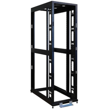 Tripp Lite series 45U Mid-Depth 4-Post SmartRack Premium Open Frame Rack - 45U Rack Height x 19" (482.60 mm) Rack Width - Black - 2250 (Fleet Network)