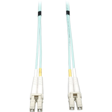 Tripp Lite series 35M (115-ft.) 10Gb Duplex MMF 50/125 OM3 LSZH Patch Cable (LC/LC) - Aqua - 114.8 ft (34.99 m) Fiber Optic Network - (Fleet Network)