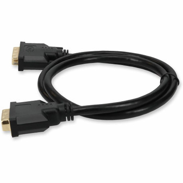 AddOn 10ft DVI-D Dual Link (24+1 pin) Male to DVI-D Dual Link (24+1 pin) Male Black Cable For Resolution Up to 2560x1600 (WQXGA) - 10 (DVID2DVIDDL10F)