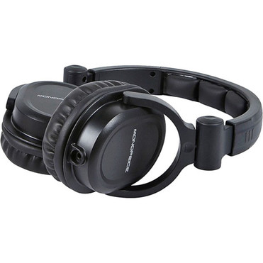 Monoprice Premium Hi-Fi DJ Style Over-the-Ear Pro Headphone - Stereo - Mini-phone (3.5mm) - Wired - 40 Ohm - 20 Hz to 20 kHz - Gold - (8323)