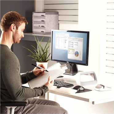 Fellowes I-Spire Series Document Lift - Support 8.50" (215.90 mm) x 11" (279.40 mm) Media - Vertical, Horizontal - 14.56" (369.82 mm) (9311503)