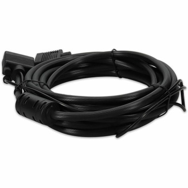 AddOn 5-Pack of 15ft VGA Male to VGA Male Black Cables Which Includes 3.5mm Audio Port For Resolution Up to 1920x1200 (WUXGA) - 15 ft (VGAMM15A-5PK)