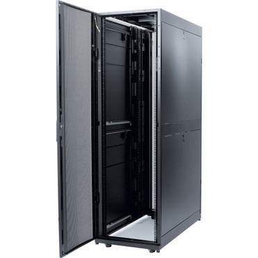 APC by Schneider Electric NetShelter SX AR3100X605 Rack Cabinet - 42U Rack Height - Black - 3006 lb (1363498.66 g) Maximum Weight (AR3100X605)
