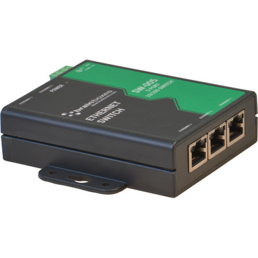 Brainboxes 5 Port Unmanaged Ethernet Switch Wall Mountable - 5 Ports - 10/100Base-TX - 2 Layer Supported - Twisted Pair - Wall - (SW-005)