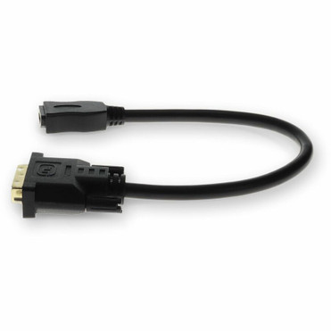 AddOn DVI-D Dual Link (24+1 pin) Male to HDMI 1.3 Female Black Adapter For Resolution Up to 2560x1600 (WQXGA) - 8" (203.20 mm) A/V for (DVID2HDMI)