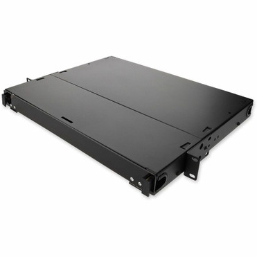 AddOn 19-inch Slide-Out Patch Panel 1U Chassis with 3 Open Cassette Bays - 1U High - Optical Fiber - 19" Wide - Rack-mountable (Fleet Network)