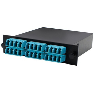 AddOn Cassette for 3-Bay Patch Panel, 2 MPO In, 24 LC Duplex Out, Multi-mode Duplex OM3 - 2 x MPO, 6 x LC - 24 x Duplex - Optical (Fleet Network)