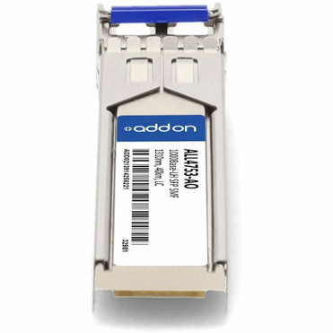 AddOn Allnet ALL4753 Compatible TAA Compliant 1000Base-LH SFP Transceiver (SMF, 1310nm, 40km, LC) - For Optical Network, Data - 1 x LC (ALL4753-AO)