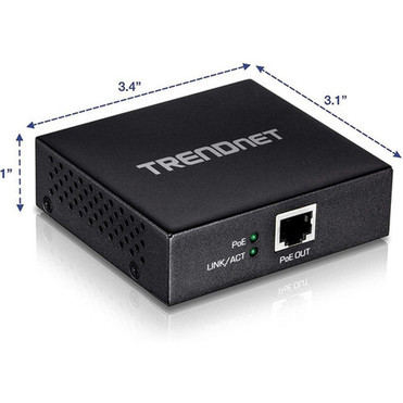 TRENDnet_Gigabit_PoE_RepeaterAmplifier_1_x_Gigabit_PoE_In_Port_1_x_Gigabit_PoE_Out_Port_Extends_100m_For_Total_Distance_Up_To__TPE-E100 TRENDnet_Gigabit_PoE_RepeaterAmplifier_1_x_Gigabit_PoE_In_Port_1_x_Gigabit_PoE_Out_Port_Extends_100m_For_Total_Distance_Up_To__TPE-E100