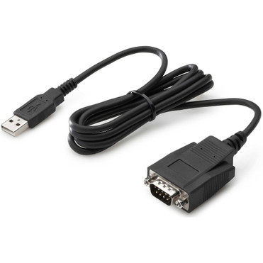 HP USB to Serial Port Adapter - 3.9 ft (1.20 m) Serial/USB Data Transfer Cable for PC, Desktop Computer - First End: 1 x USB 3.0 Type (Fleet Network)