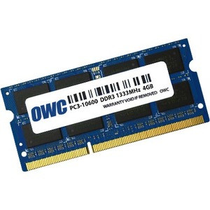 OWC 4GB DDR3 SDRAM Memory Module - For Notebook, Desktop PC - 4 GB (1 x 4GB) - DDR3-1333/PC3-10600 DDR3 SDRAM - 1333 MHz - CL9 - 1.50 (Fleet Network)