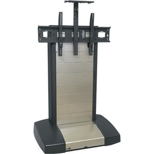 Middle Atlantic Video Cart, 42"-55" Dual Display - 1200 lb (544310.84 g) Capacity - 4" (101.60 mm) Caster Size - Steel - 41.9" mm) x x (Fleet Network)