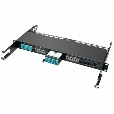 Tripp Lite 24-Fiber Patch Panel MTP/MPO to x12 LC 10Gb Breakout Cassette - 1 x MTP/MPO, 12 x LC - 13 Port(s) - 13 x RJ-11 - 12 x - (N482-1M24-LC12)
