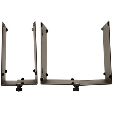 Rack Solutions Wall Mount for UPS, Desktop Computer - Black Powder Coat - 40 lb (18143.69 g) Load Capacity (104-4010)