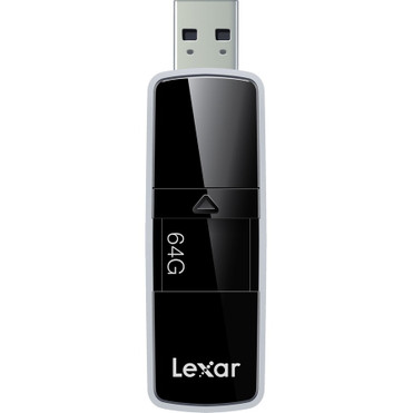 Lexar JumpDrive P20 USB 3.0 Flash Drive - 64 GB - USB 3.0 - Black - 256-bit AES - Lifetime Warranty (Fleet Network)